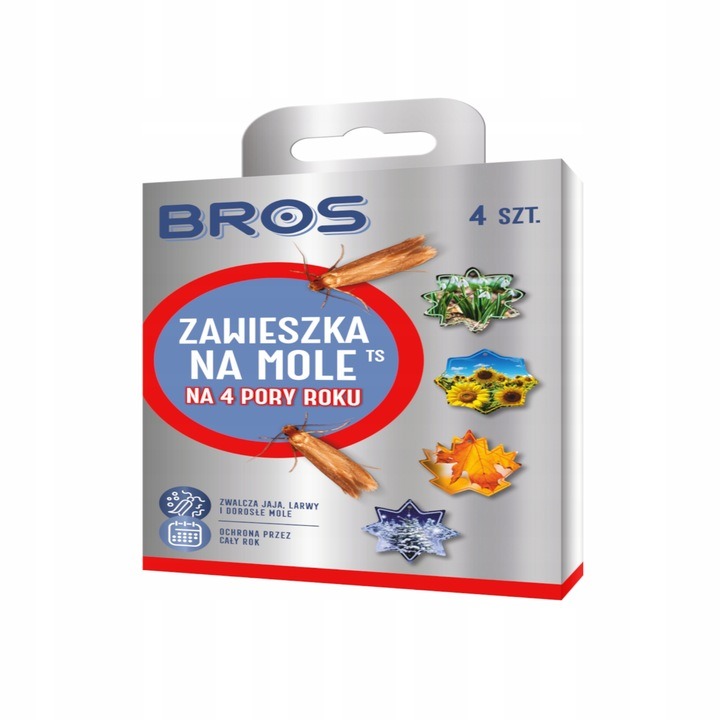 Prostiredok do skrine proti moliam 4ks