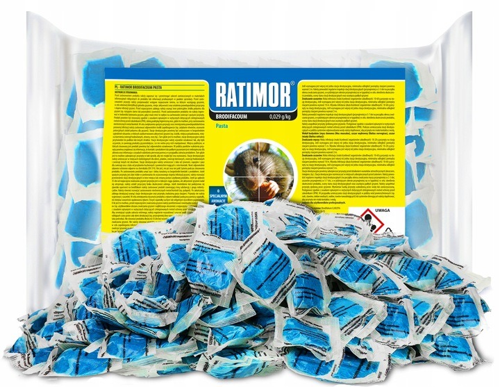 Ratimor jed proti myšiam a potkanom 1 kg