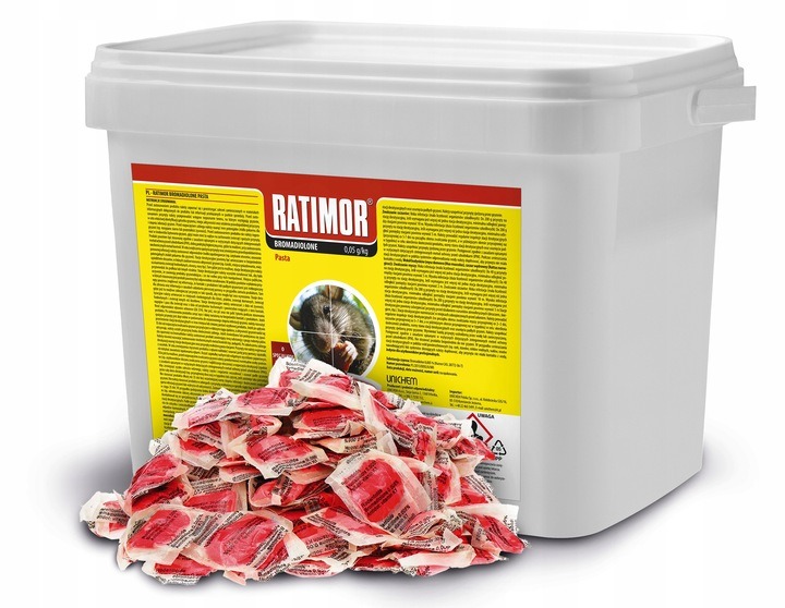 Jedovatá pasta Ratimor proti myšiam a potkanom