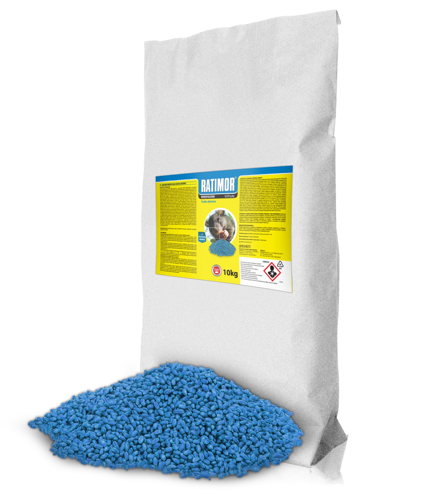 RATIMOR vo forme jedovatého zrna pre potkany 10kg