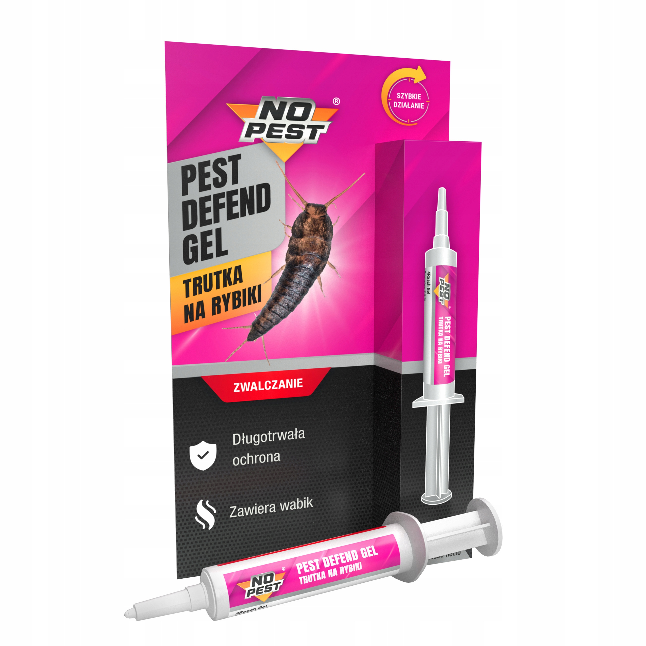 No Pest 2 v 1 proti rybenkám: 4Insect AL sprej 500 ml a 4Roach Gel 10 g