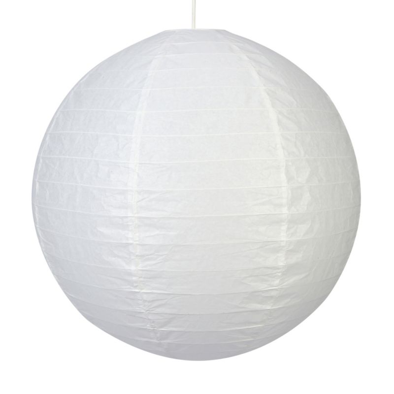 Papierové tienidlo Raqis 58 cm biele