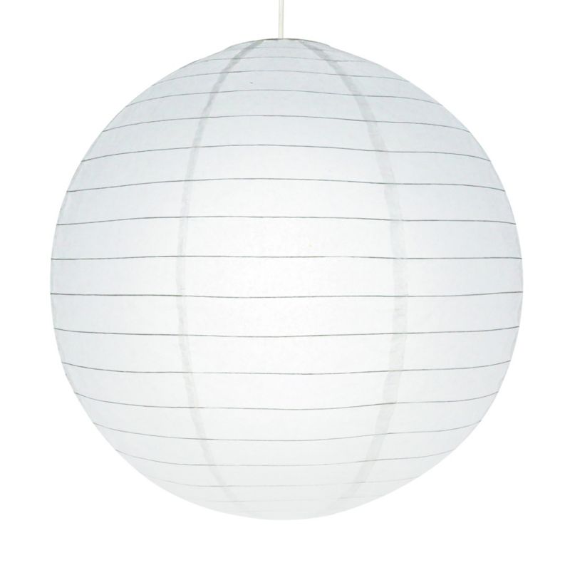 Papierové tienidlo Raqis 58 cm biele