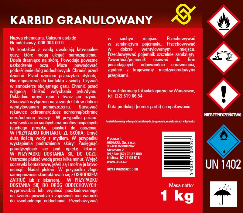 Agrecol Carbid 1 kg
