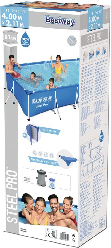 Bazén na ráme s filtrom Bestway, 4 x 2,11 m