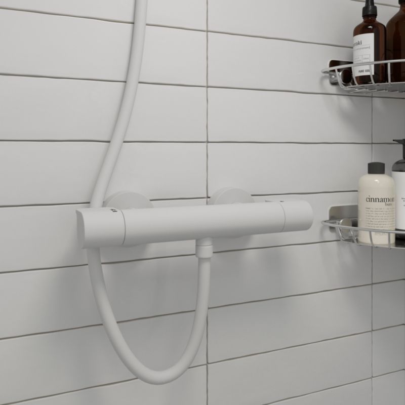 Termostatická sprchová batéria  Cavally biela