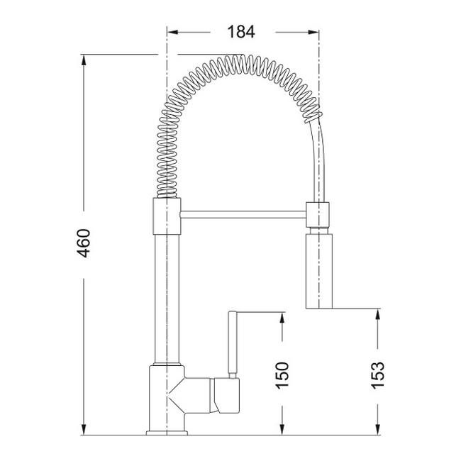 Chrómová drezová batéria Franke Coxy