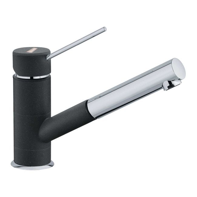 Franke Sirius Horná drezová batéria s ónyxovým výsuvným výtokom