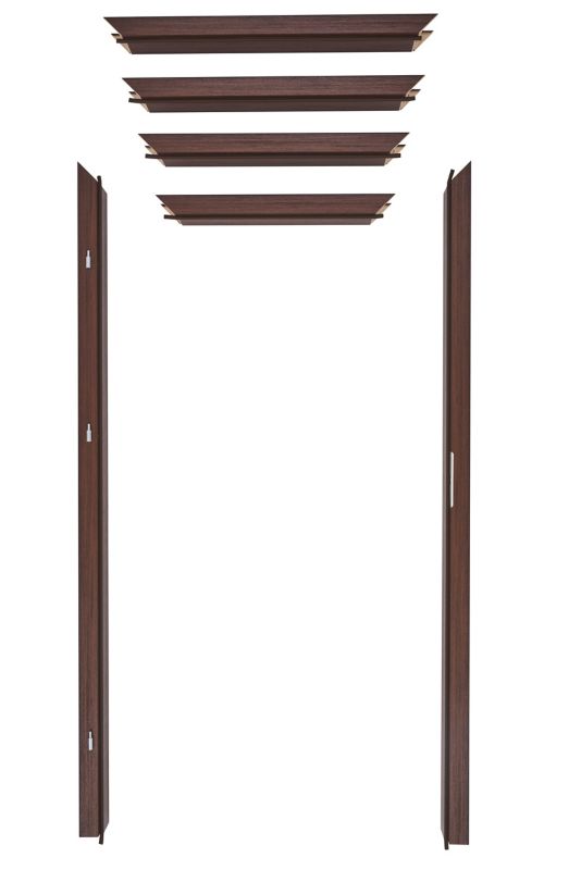 Nastaviteľná základňa zárubne 100-140 mm ľavý severný orech