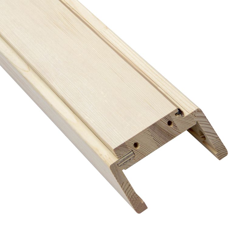 Nastaviteľný nosník rámu dverí 100-120 mm 90 bezuzlová borovica