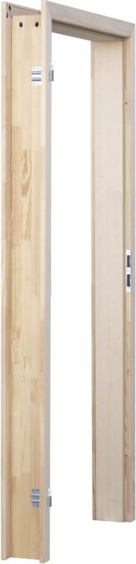 Nastaviteľný nosník rámu dverí 80-100 mm 60 bezuzlová borovica