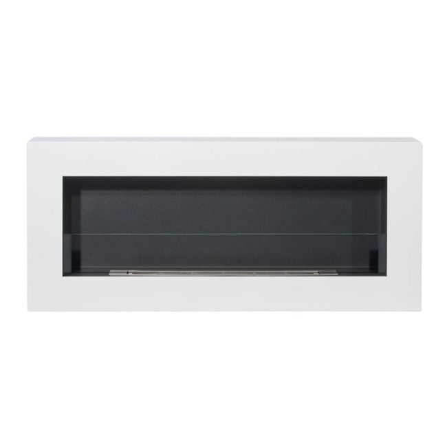 Debnový závesný biokrb so sklom 900 x 400 mm, biela
