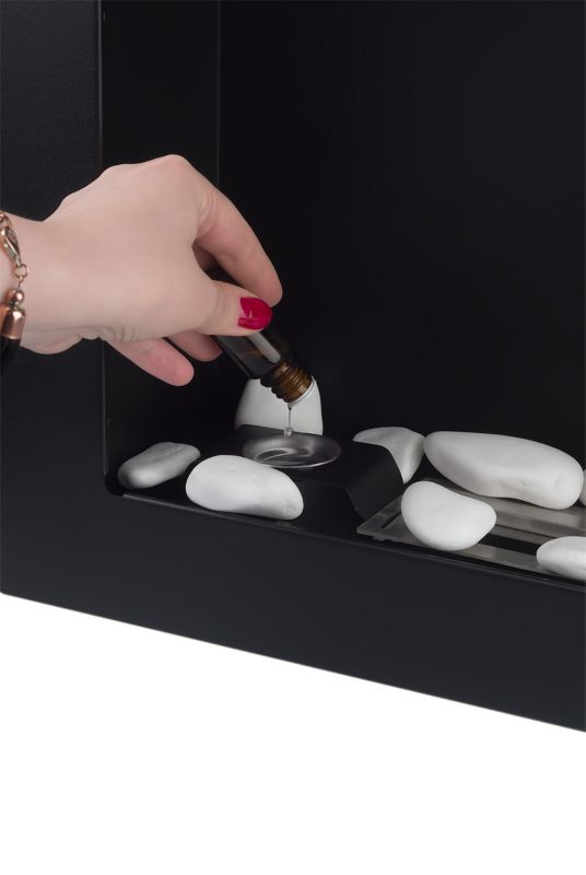 Biokrb s funkciou aromaterapie, 900 x 400 mm, čierny