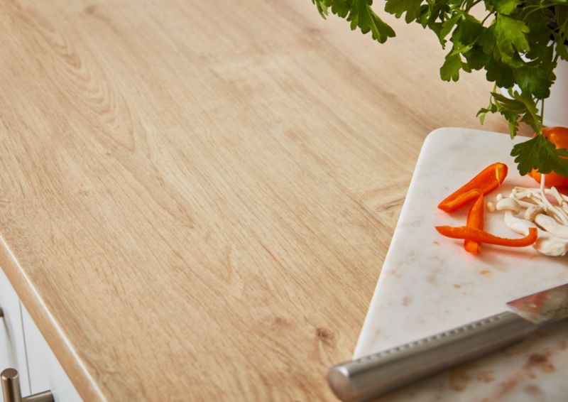 Stolová doska lamino 62 x 2,8 x 240 cm, dub svetlý