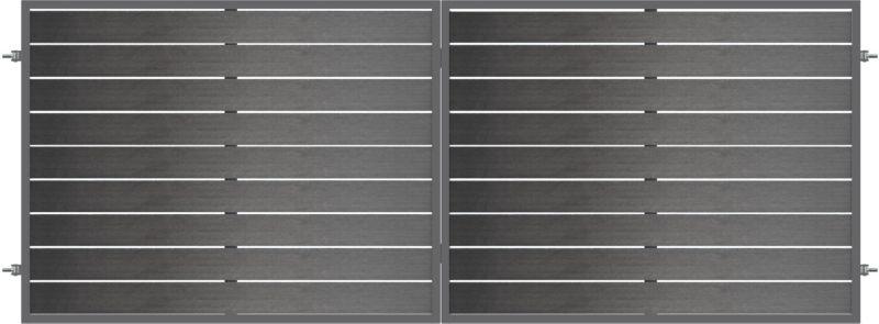 Brána Elba 400 x 150 cm, antracit pozink