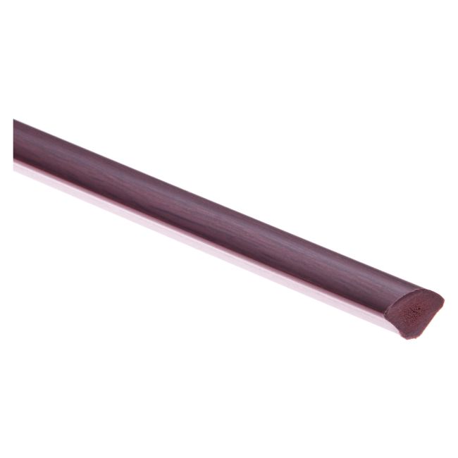 PVC štvrťkruhový Caesar 13 mm mahagón 2,5 m