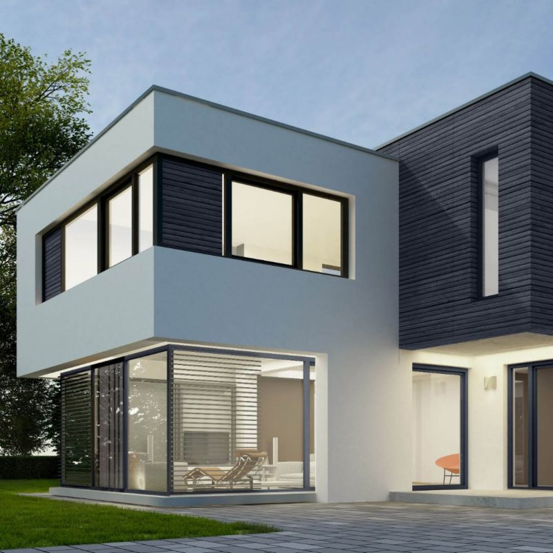 Grafitová fasádna doska Stegu Easyflex