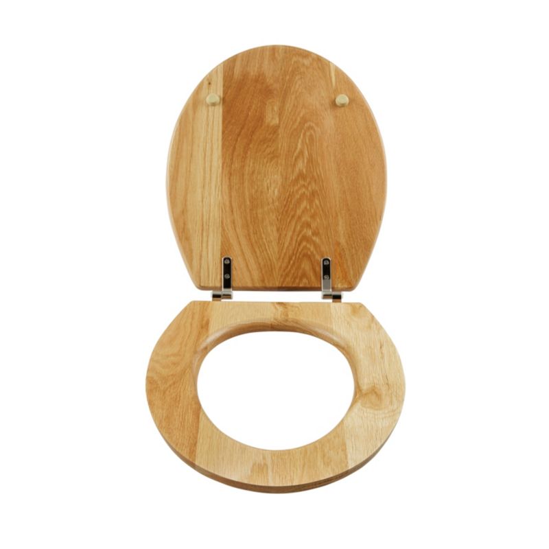 WC sedadlo Cervia, masív prírodný dub