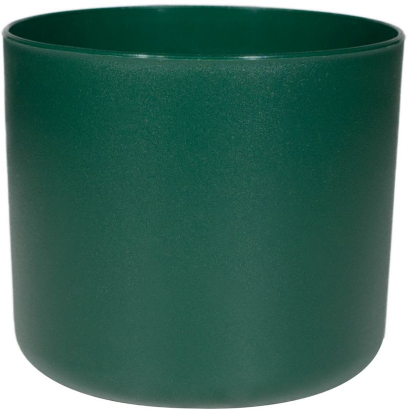 Zelený upcyklovaný kvetináč 10,5 cm