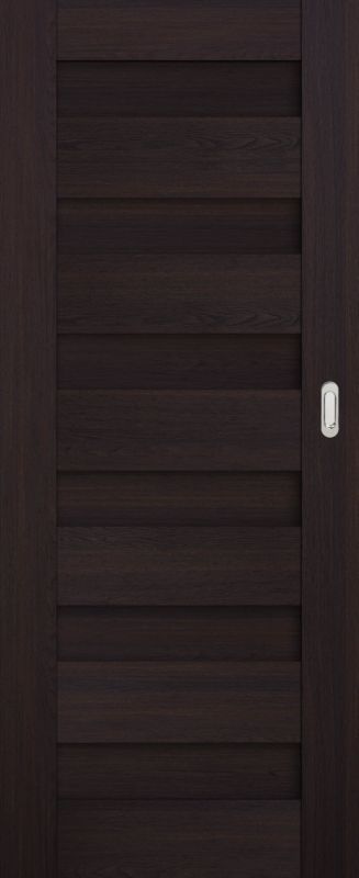 Masívne posuvné dvere Windoor Trame 80 orech sever