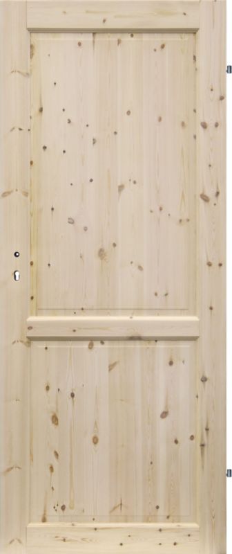 Radex Lugano 90 masívne dvere, pravé, surová borovica