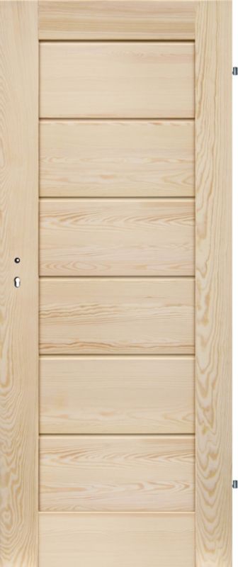 Toreno 80 masívne dvere, pravé, borovica bez uzlov