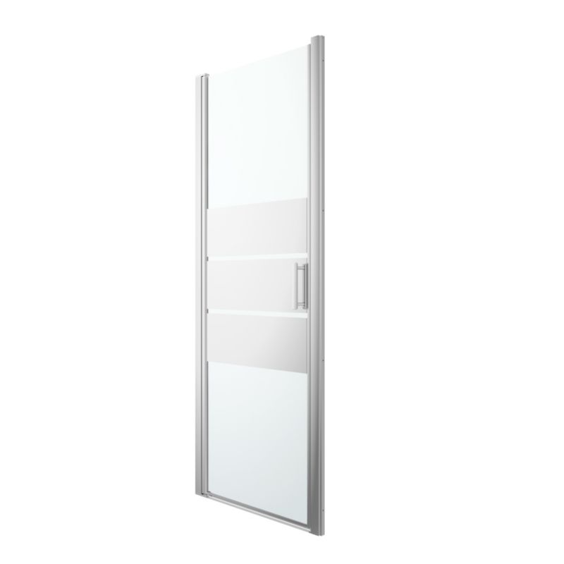Sprchové dvere  Beloya vyklápacie 80 cm chróm/zrkadlové sklo
