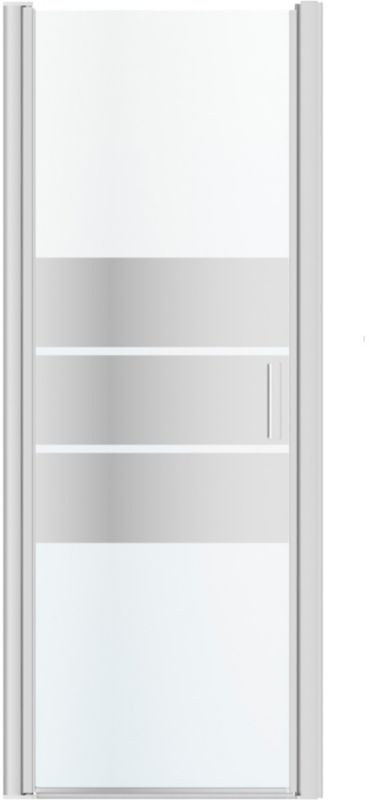Sprchové dvere  Beloya vyklápacie 80 cm chróm/zrkadlové sklo