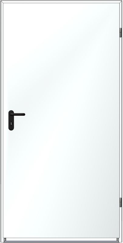 Oceľové dvere Hormann ZK ISO 900 x 2000 mm biele