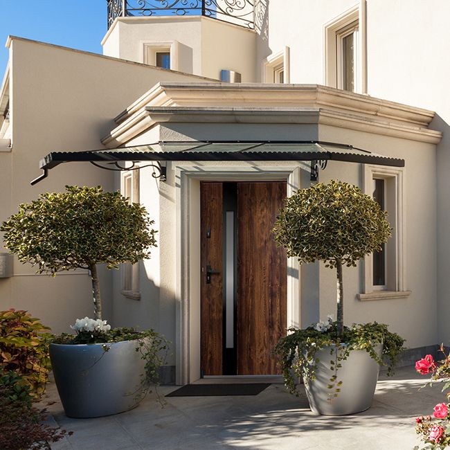 OK Dvere Temida Black P55 80 vonkajšie dvere ľavé, orech tmavý