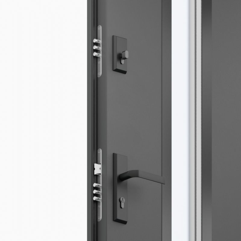 Vonkajšie oceľové dvere OK Dvere Teja 90, pravé, antracit