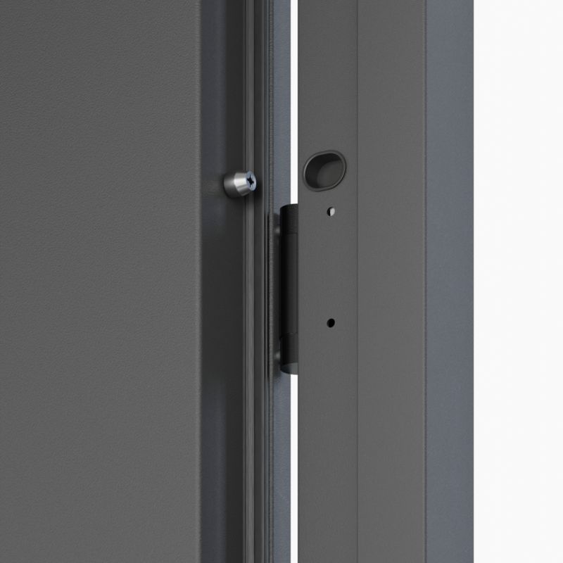 Vonkajšie oceľové dvere OK Dvere Teja 90, pravé, antracit