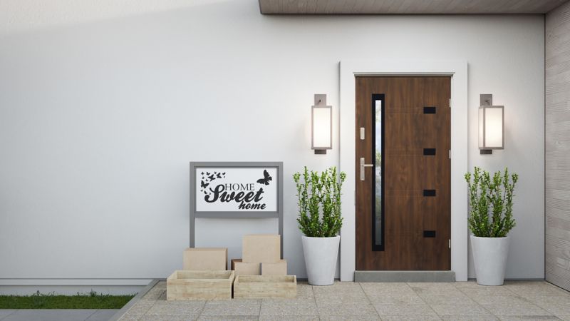 Zitron 90 pravé vonkajšie dvere, orech