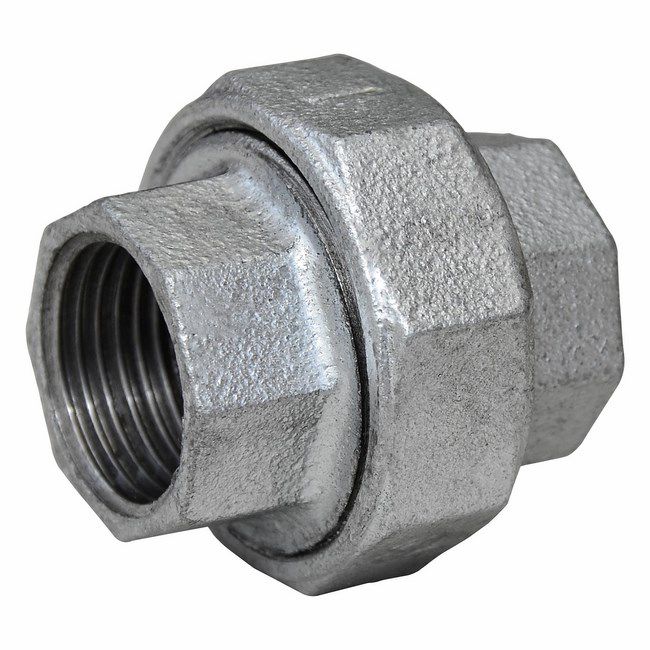 1/2" plochá maticová spojka, pozinkovaná