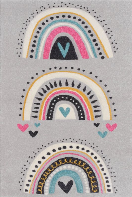 Koberec Sintelon Pastelkids dúhový 120 x 170 cm