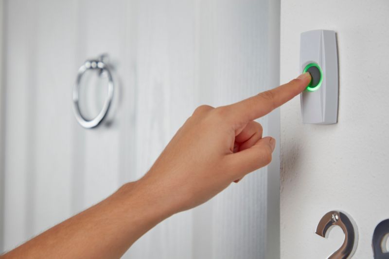 Elektrický zvonček s tlačidlom D1 200 m