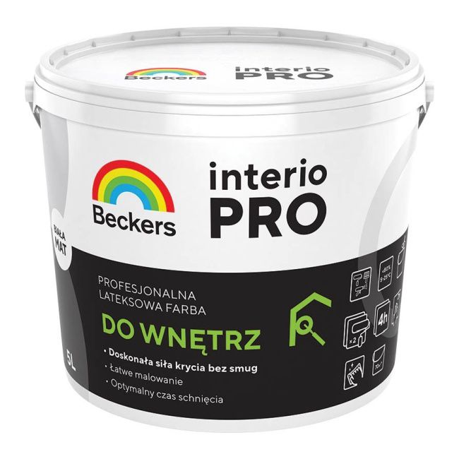 Beckers Interio Pro latexová farba biela 5 l