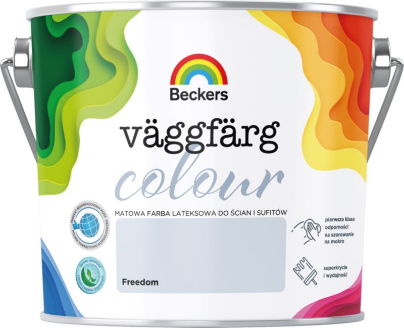 Beckers Vaggfarg Latexová farba voľnosti farieb 2,5 l