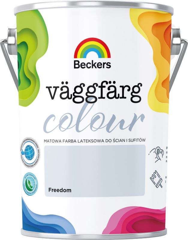 Beckers Vaggfarg Latexová farba voľnosti farieb 5 l
