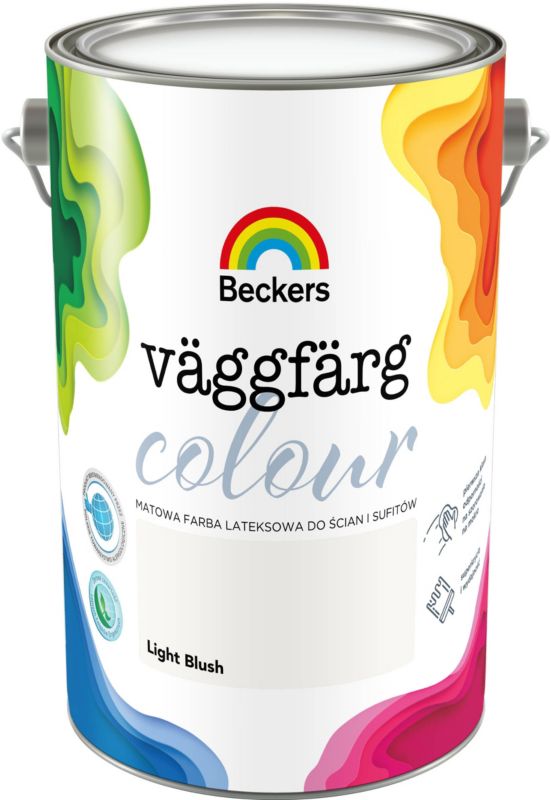 Farba lateksowa Beckers Vaggfarg Color light blush 5 l