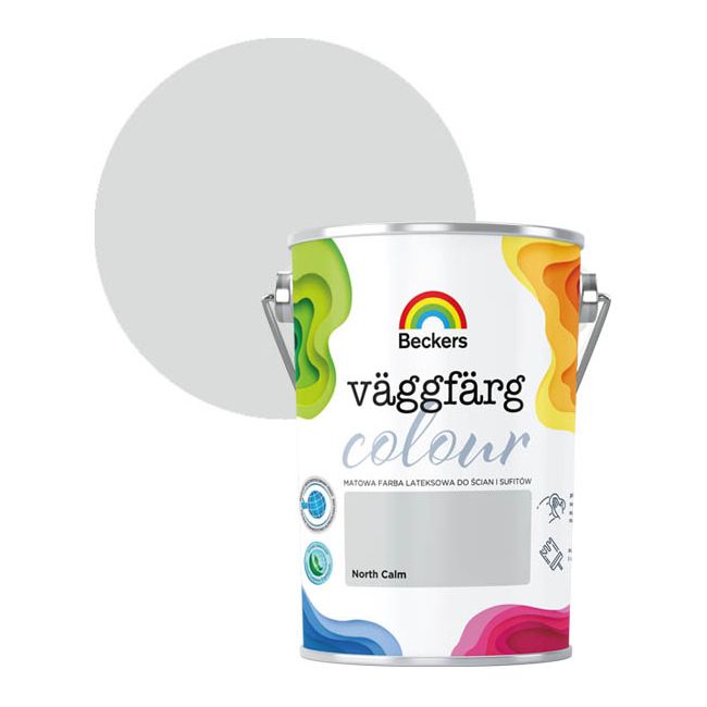 Farba lateksowa Beckers Vaggfarg Color north calm 5 l