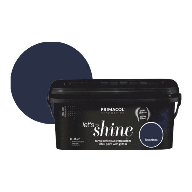 Primacol Let's Shine trblietavá farba 2 l Barcelona