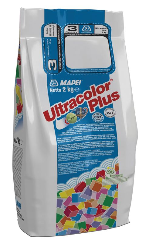 Elastická škárovacia hmota Mapei Ultracolor Plus 136 hnedá 2 kg