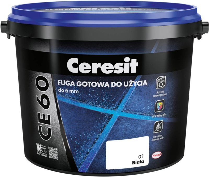 Hotová škárovacia hmota Ceresit CE60 biela 2 kg