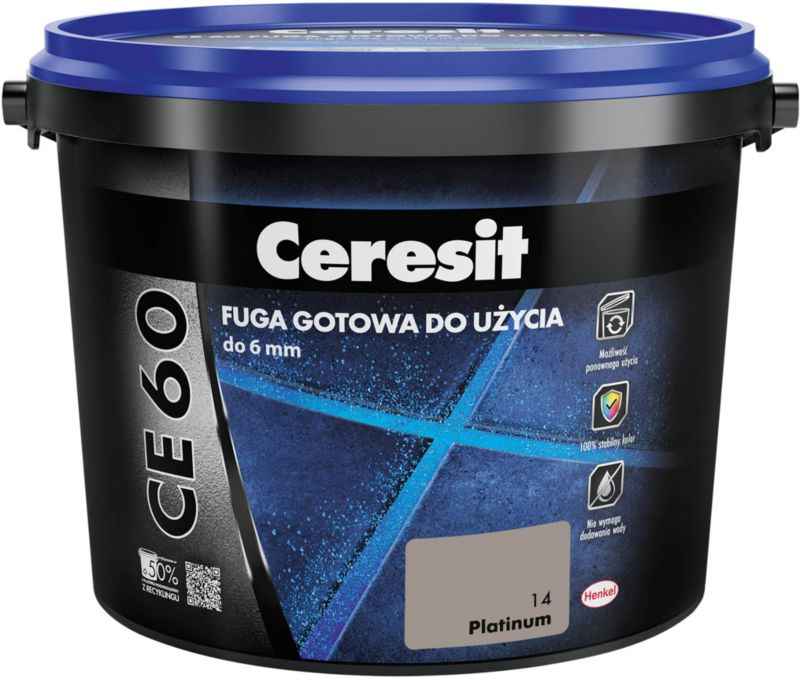 Hotová škárovacia hmota Ceresit CE60 platina 2 kg