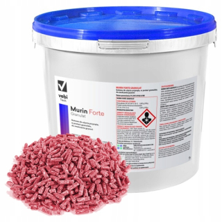 Nástraha na myši a potkany - Granule pre myši - MURIN FORTE 5 KG prudký jed