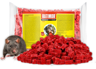 Ratimor jedovaté kocky pre potkany 1kg