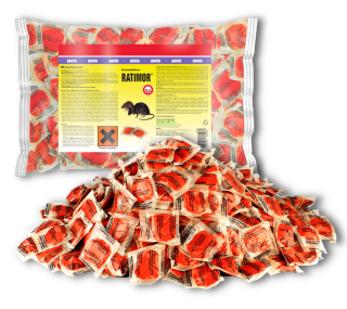 Nástraha na myši a potkany - Ratimor 1kg myši najvýkonnejším jedom myši