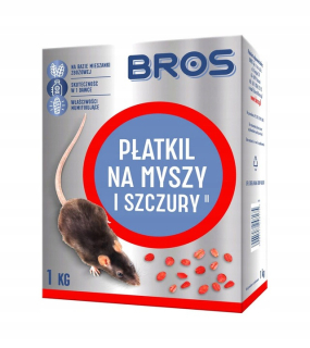 Nástraha na myši a potkany - Myši a potkany Bros 1 kg vločky vločky vločky