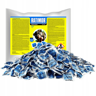 Nástraha na myši a potkany - Silný jedy myši 1 kg brodifacum